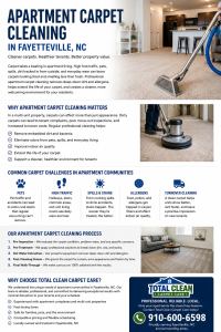 apartment carpet cleaning in Fayetteville